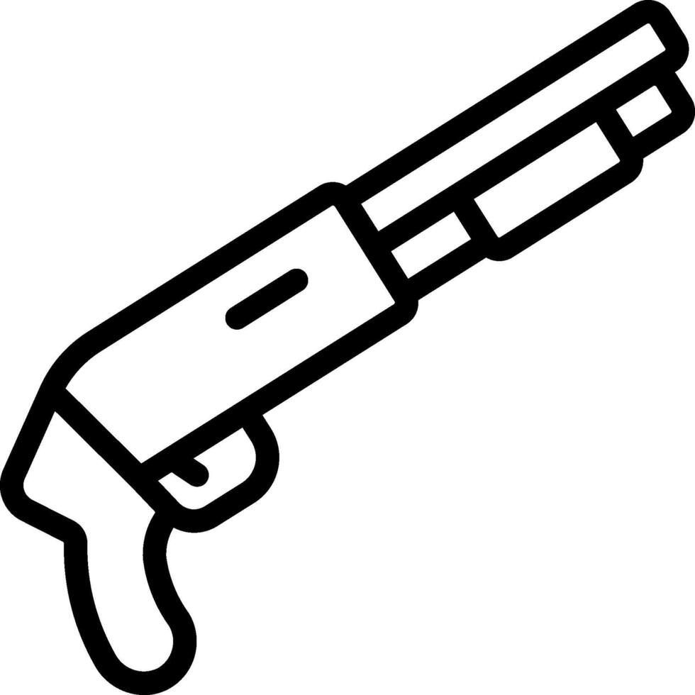 A gun icon on a white background vector