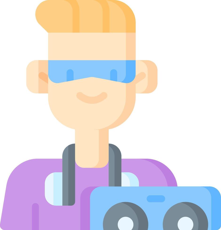 DJ illustration design vector