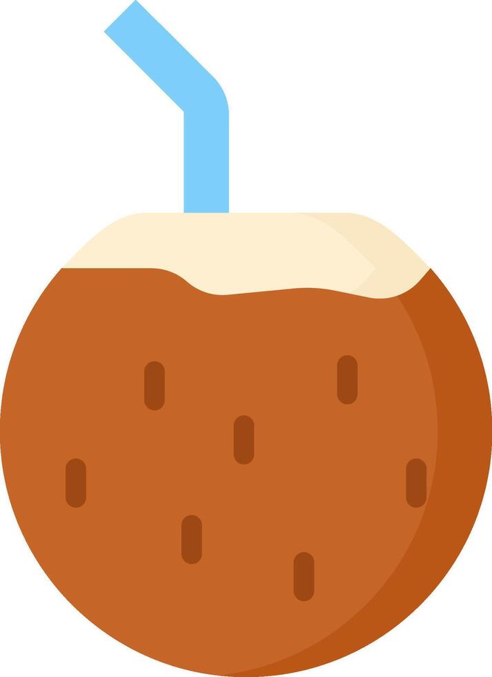 coconut drink illustration design vector