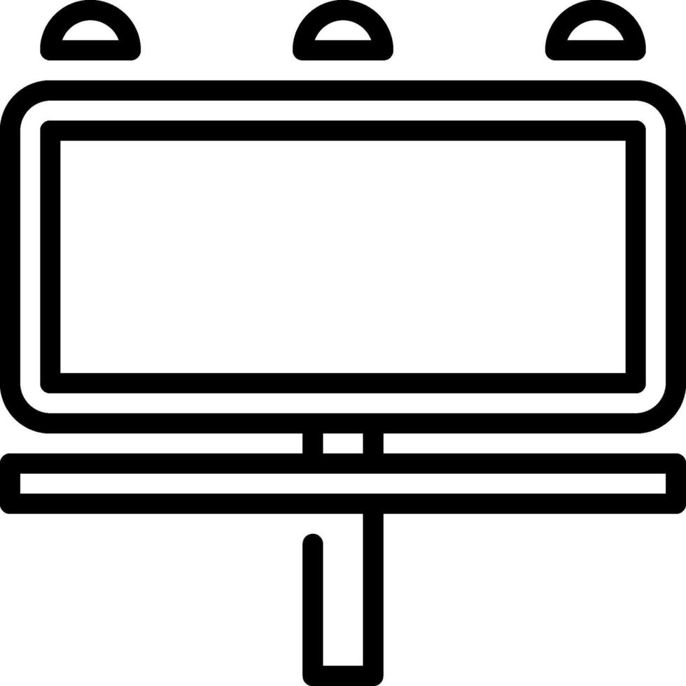A black and white sign with a white background vector