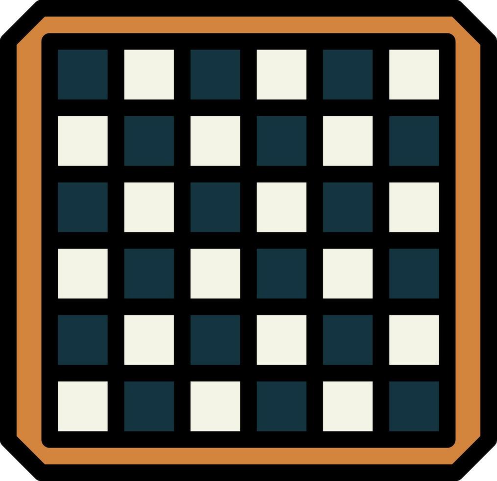 A square with black and white squares on it vector