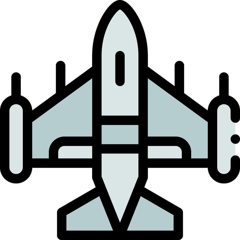 A jet plane with a white background vector