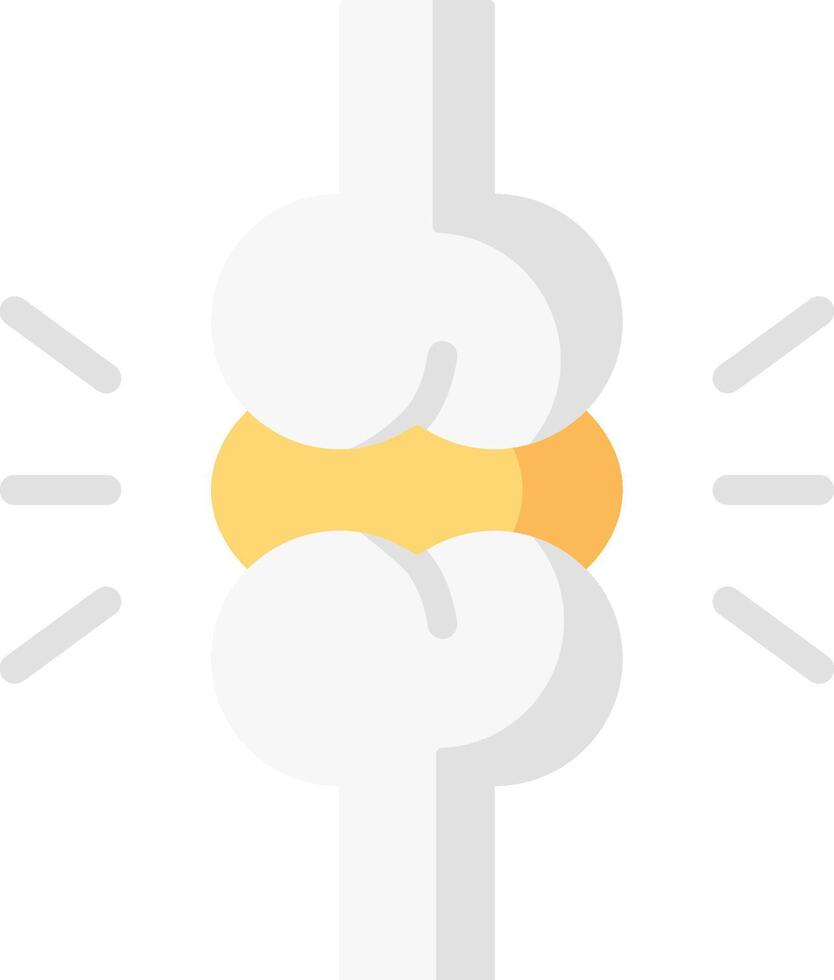 A white and yellow object with a light coming from it vector