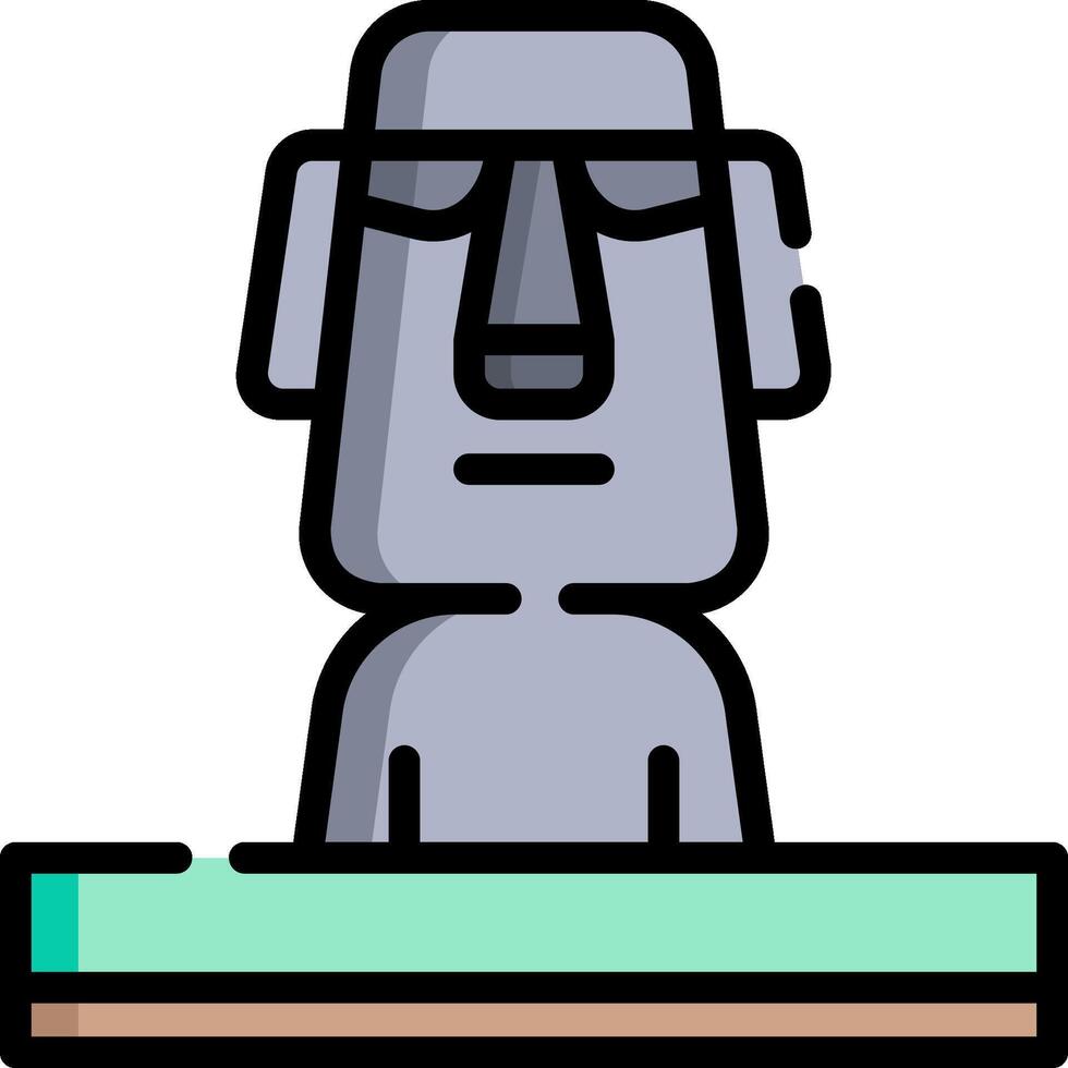 A cartoon man with glasses sitting on a table vector