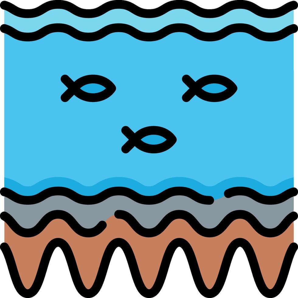 A cartoon fish face with a wave and a wave vector