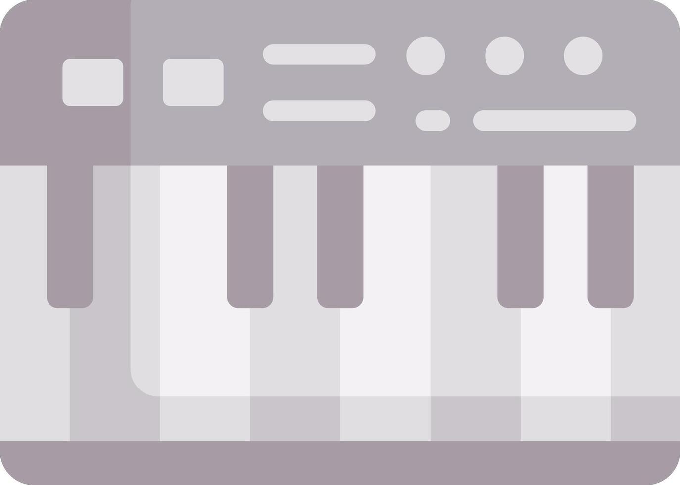 A piano keyboard icon on a white background vector