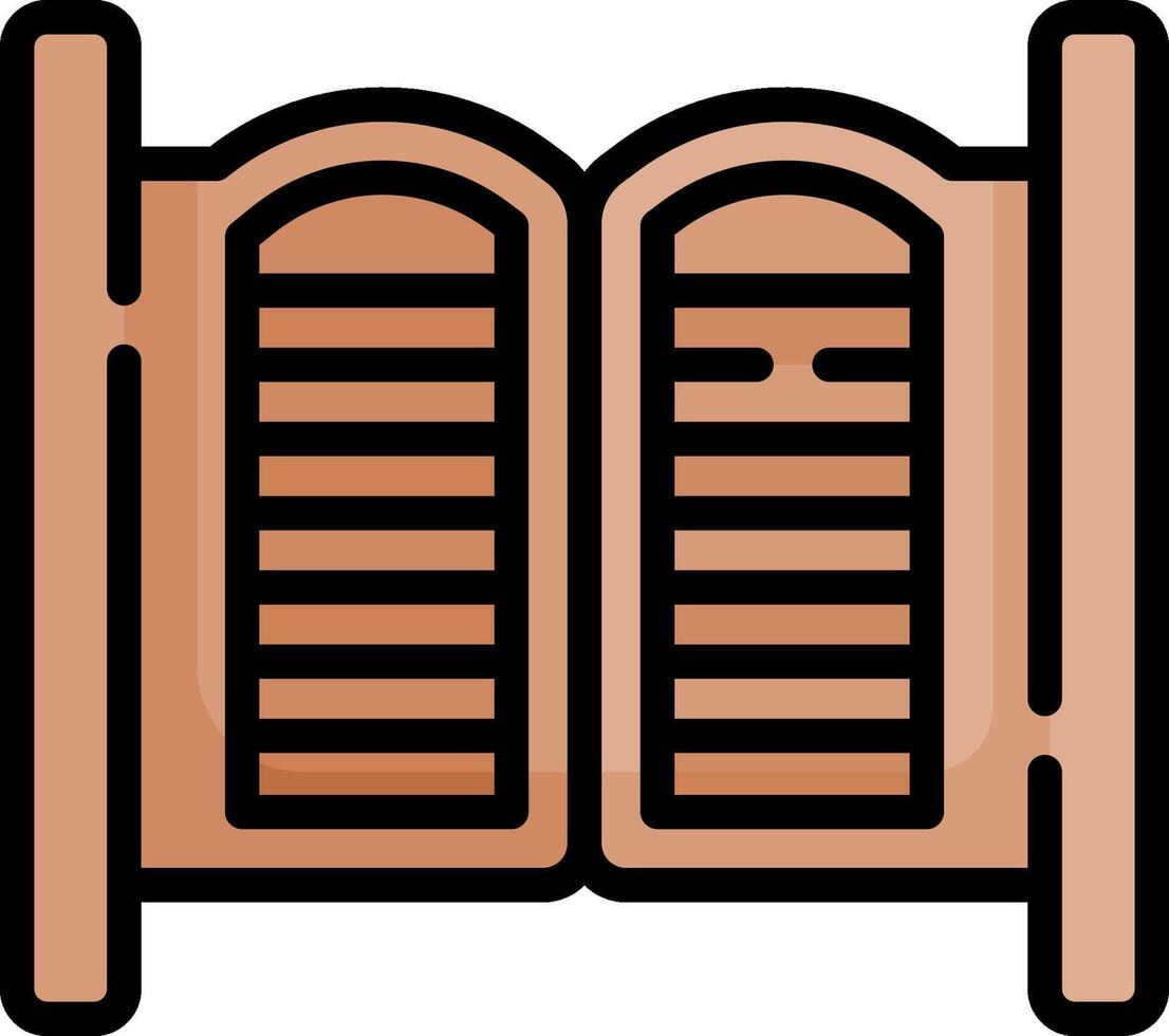 A book with a closed cover on a white background vector