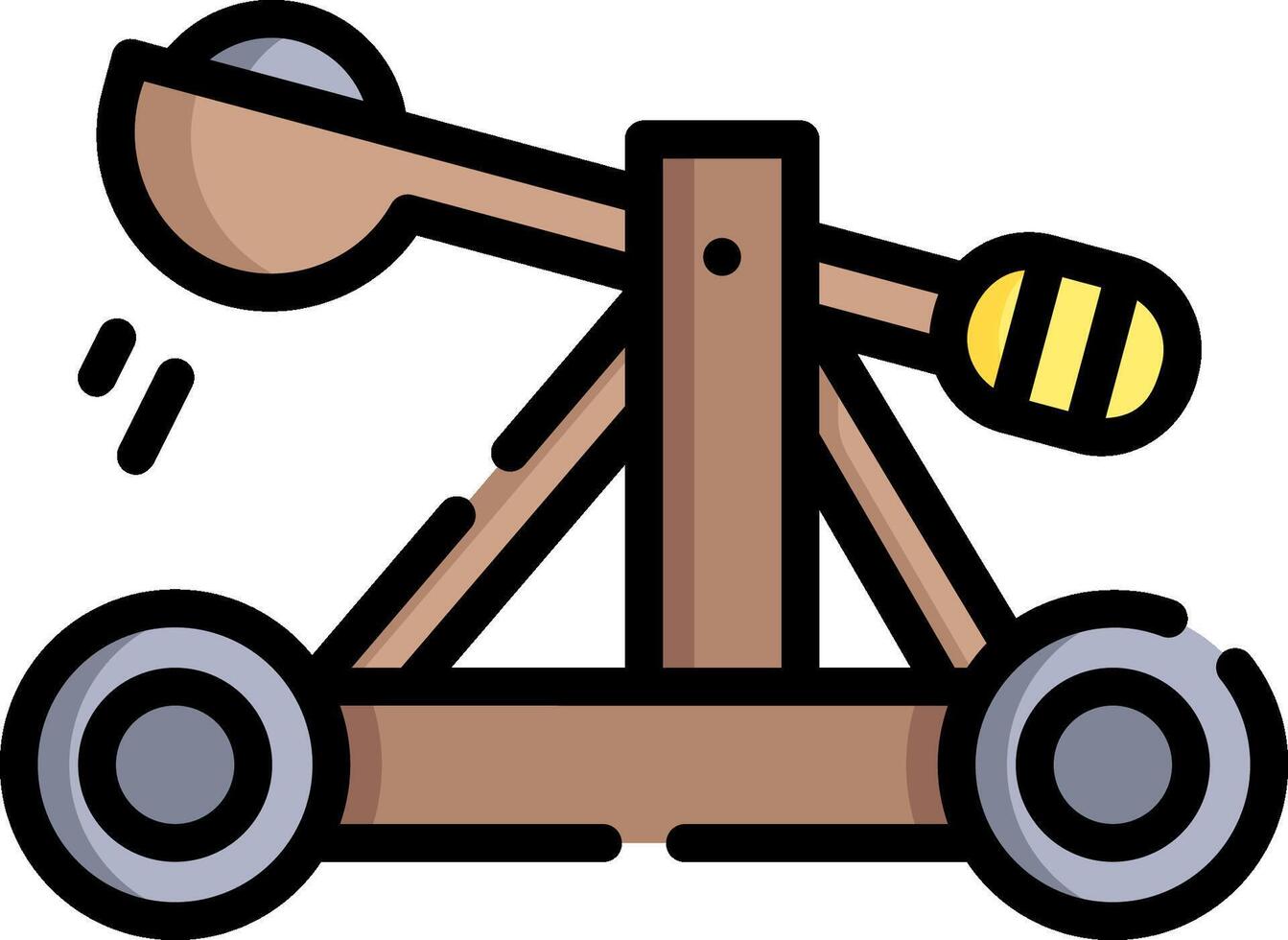 A wooden oil pump with a bee on it vector