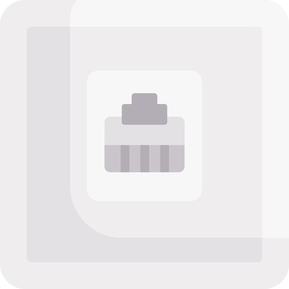 A square button with a small square icon vector