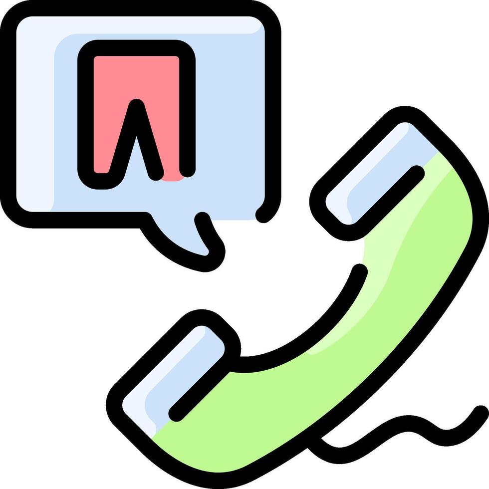 telephone illustration design vector