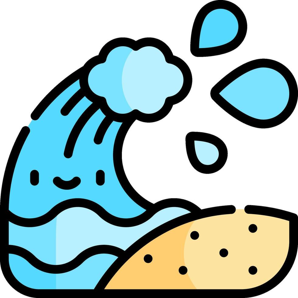 beach illustration design vector