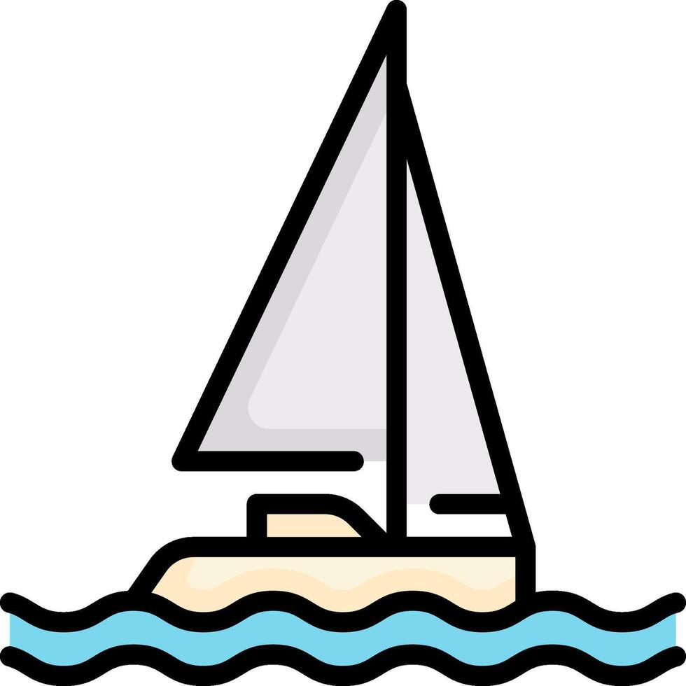 sailboat illustration design vector