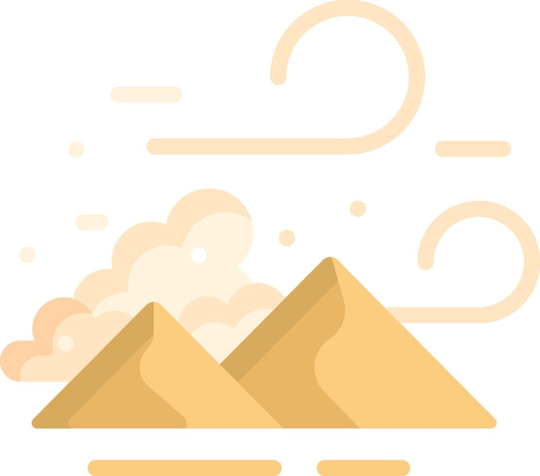 sandstorm illustration design vector