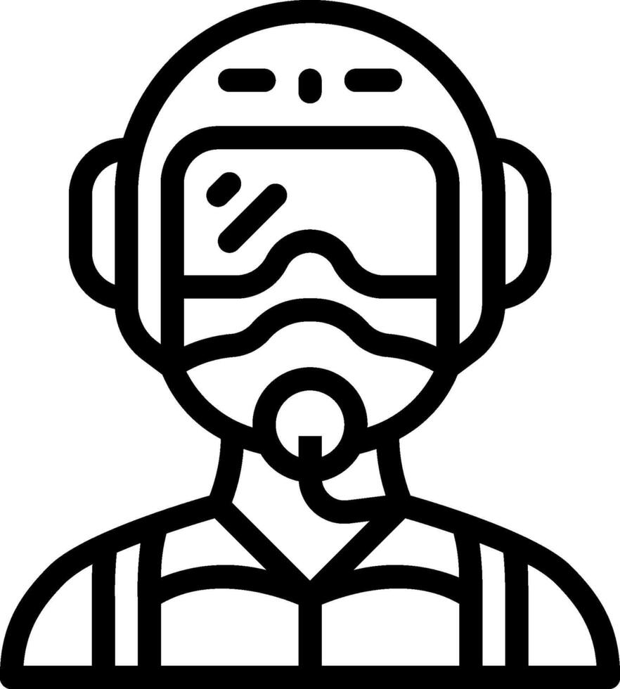 pilot illustration design vector