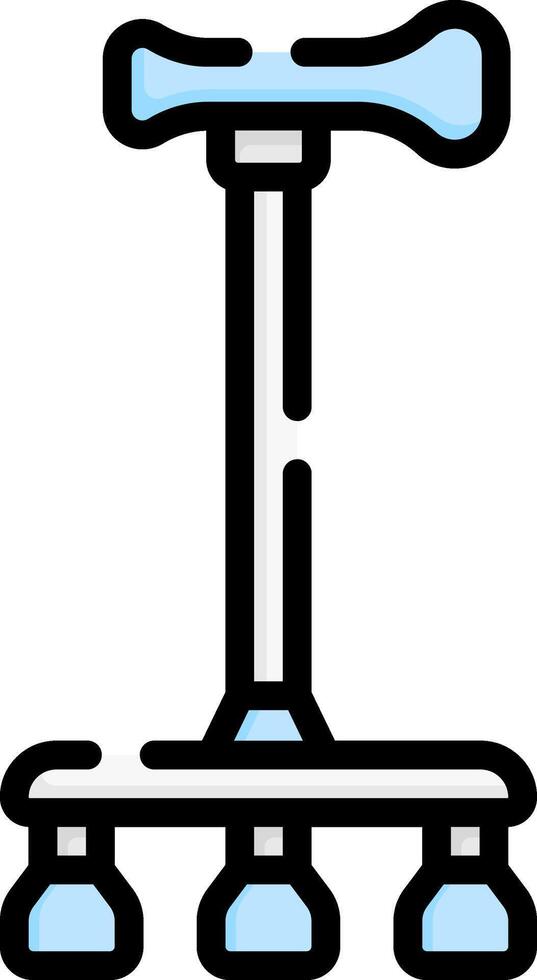 A blue and white illustration of a toilet vector