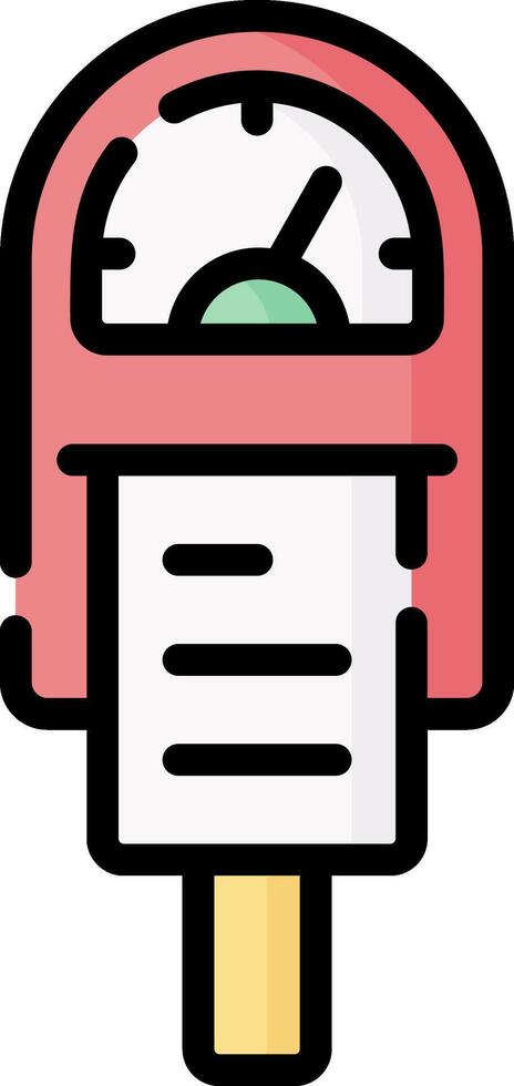 A pressure gauge icon on a white background vector