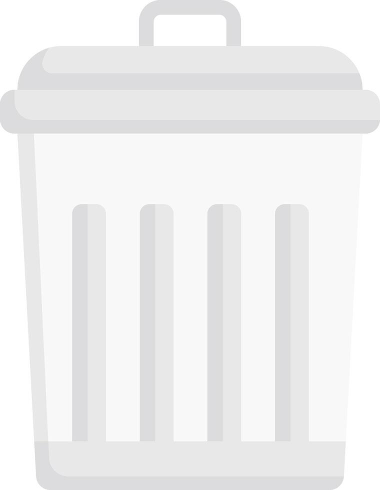 A trash can icon on a white background vector