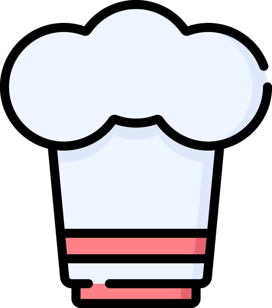 Chef hat icon illustration vector