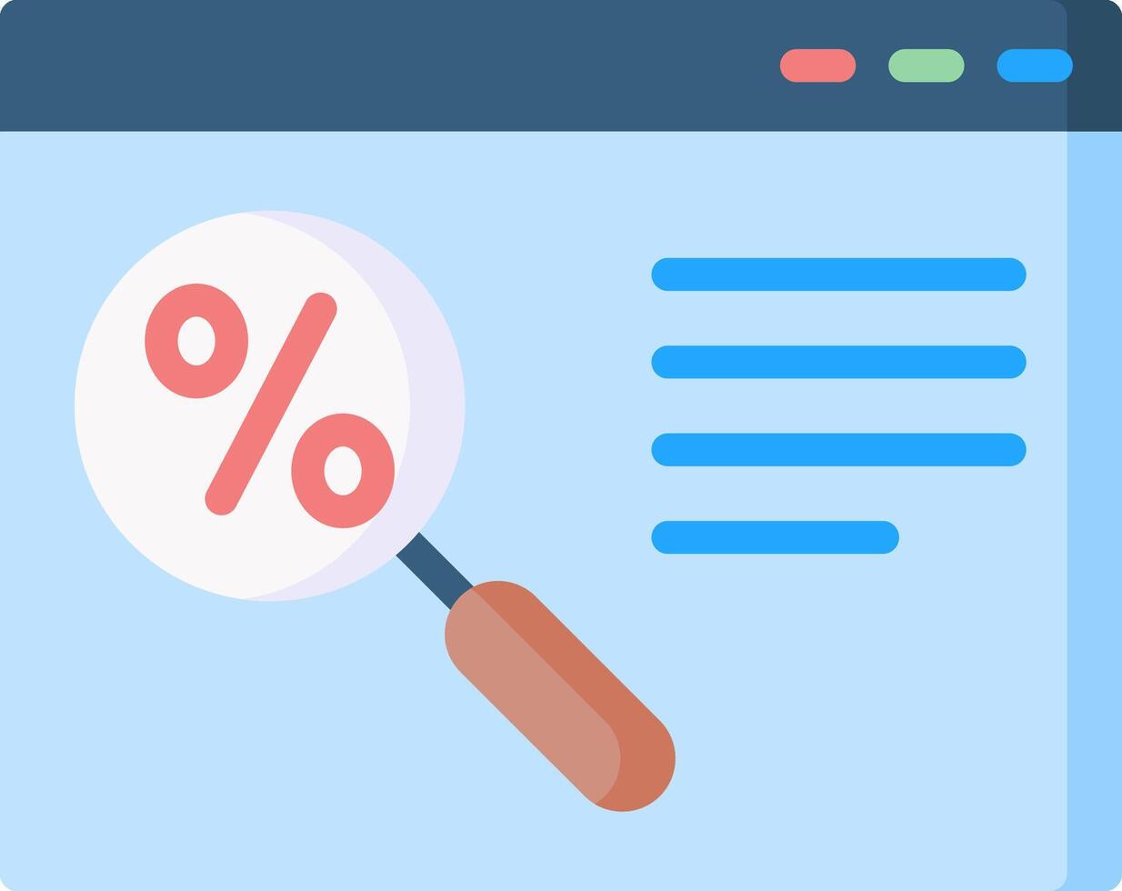 How to use a percentage in a website vector