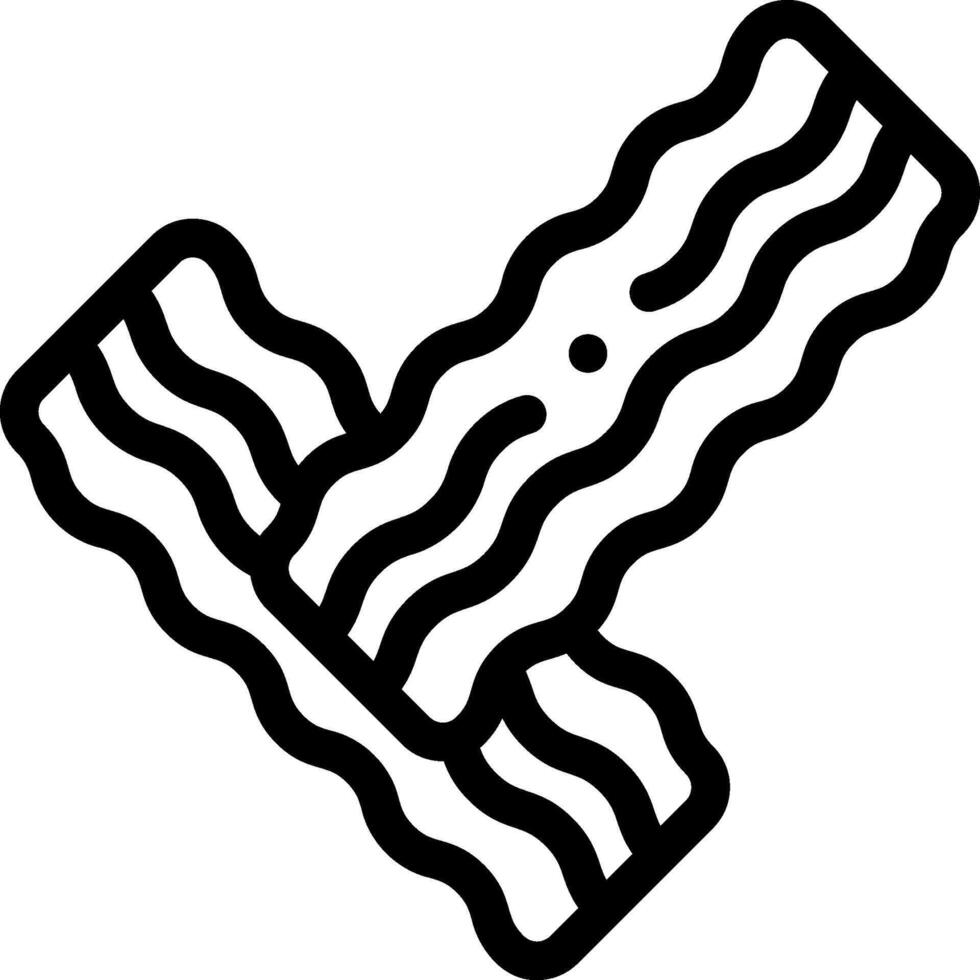 Bacon illustration design vector