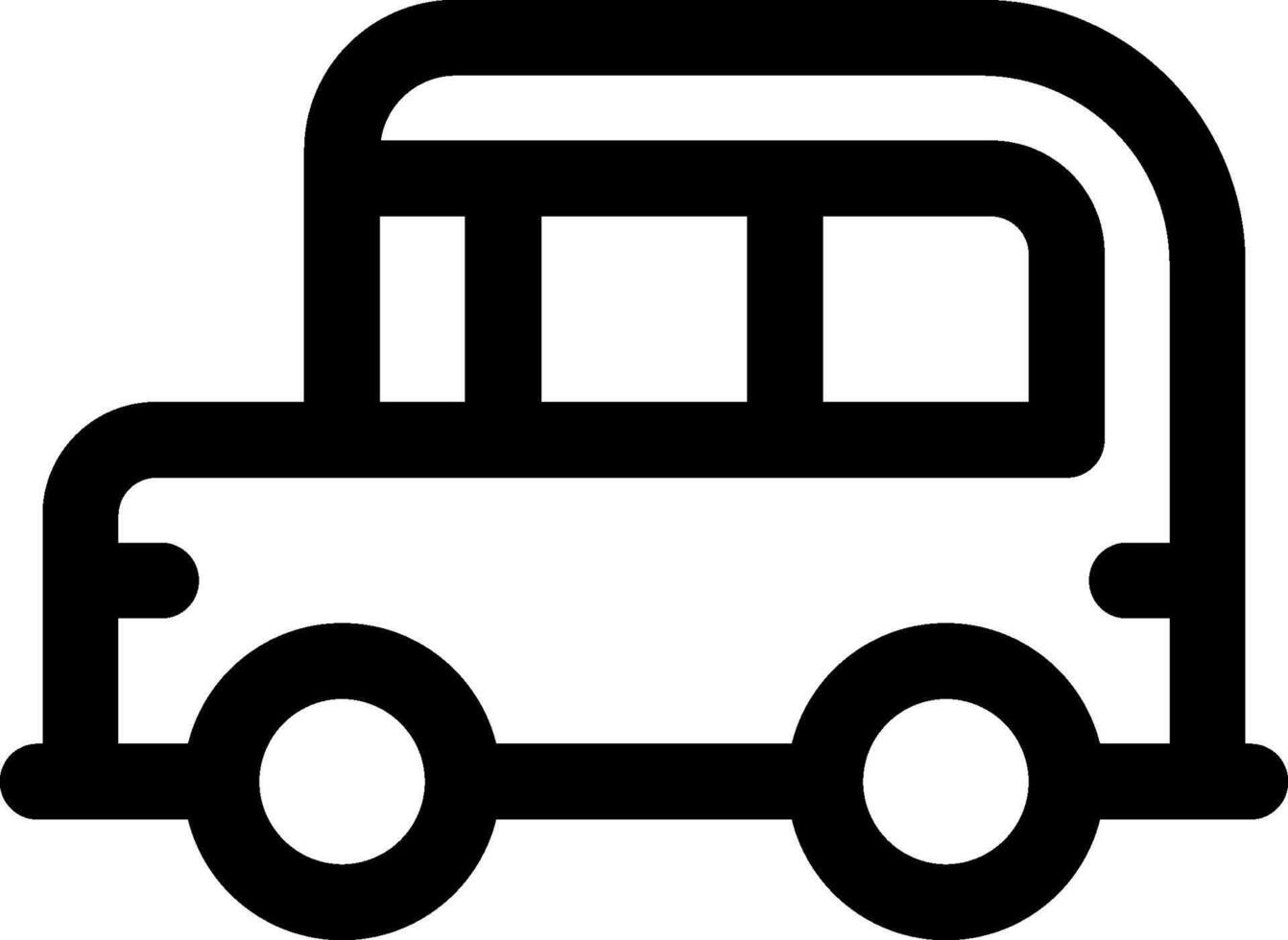 Bus icon illustration vector