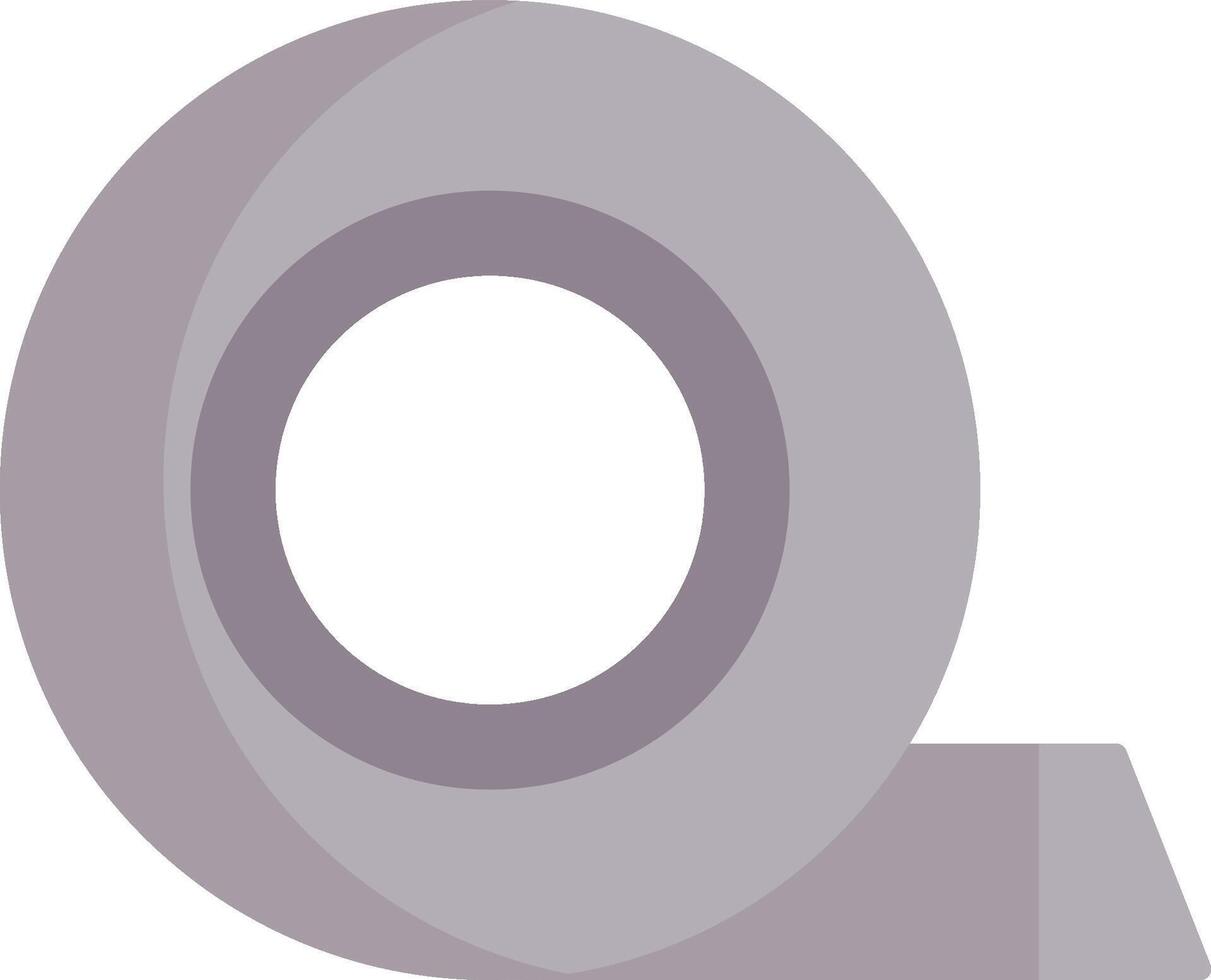 A gray and white roll of tape on a white background vector