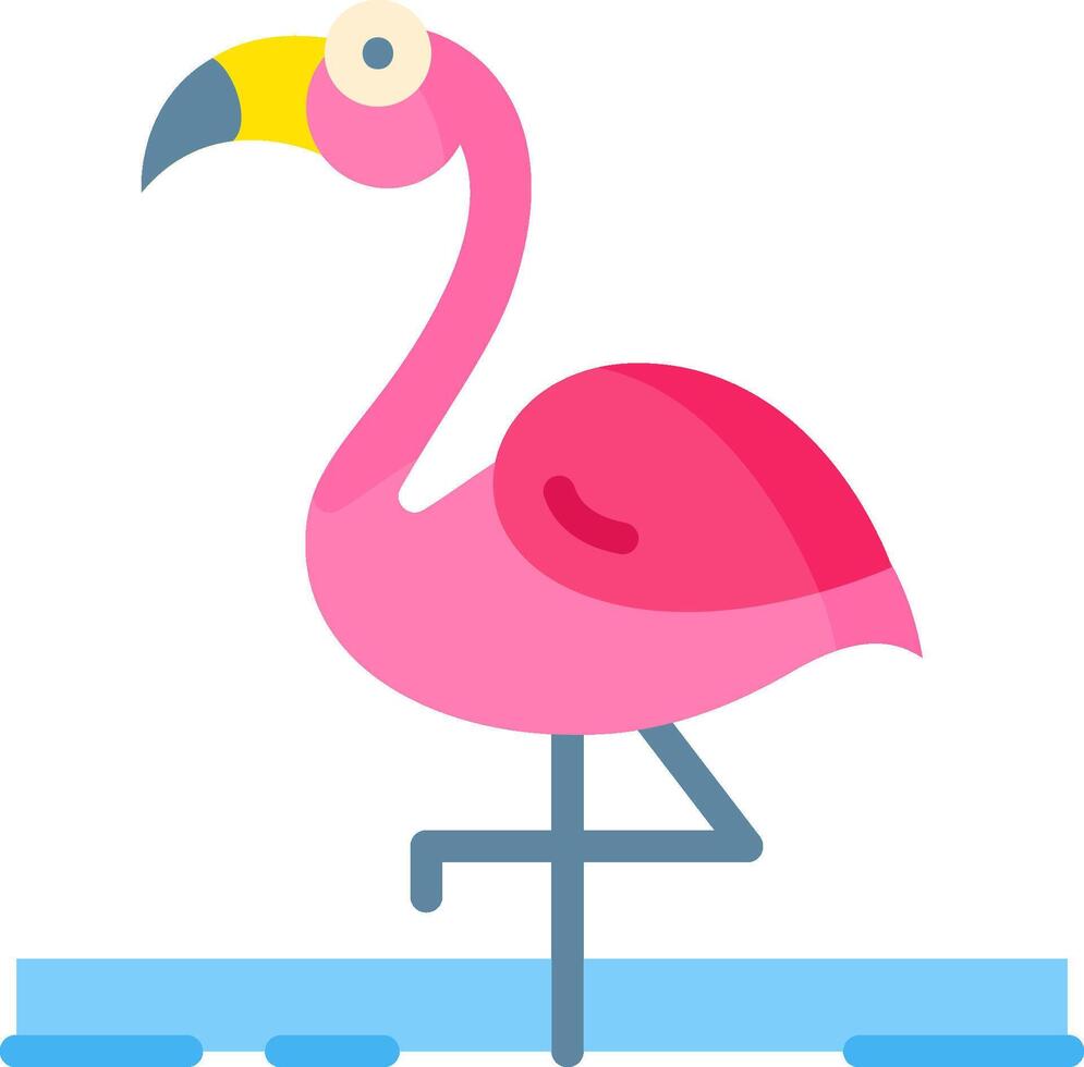Flamingo clip art vector