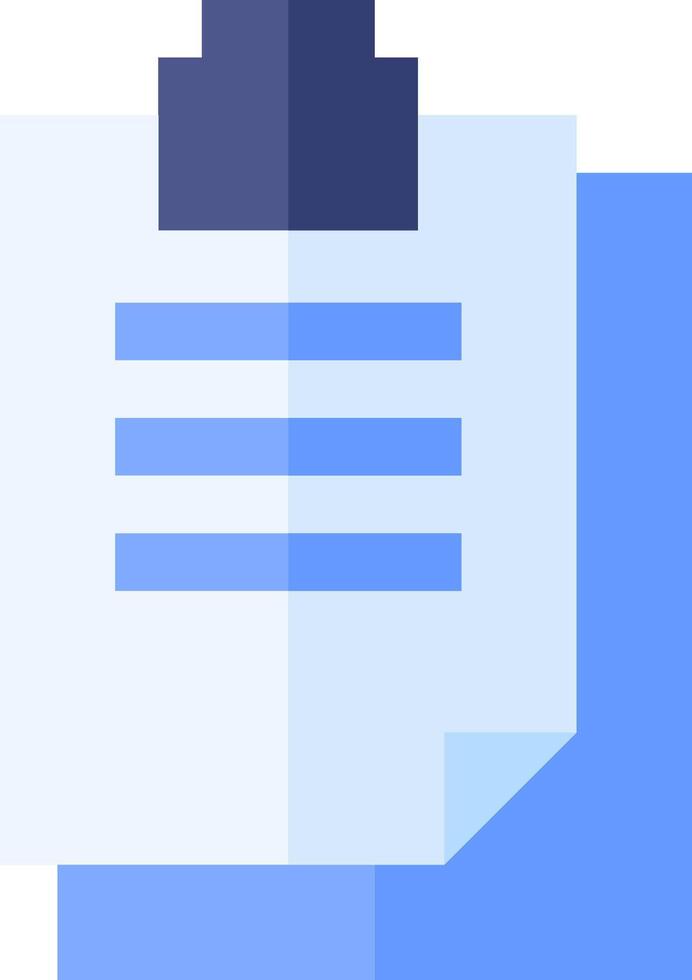 clipboard icon with blue background vector