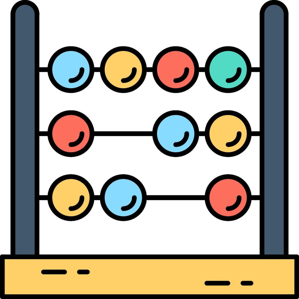 Abacus icon illustration vector