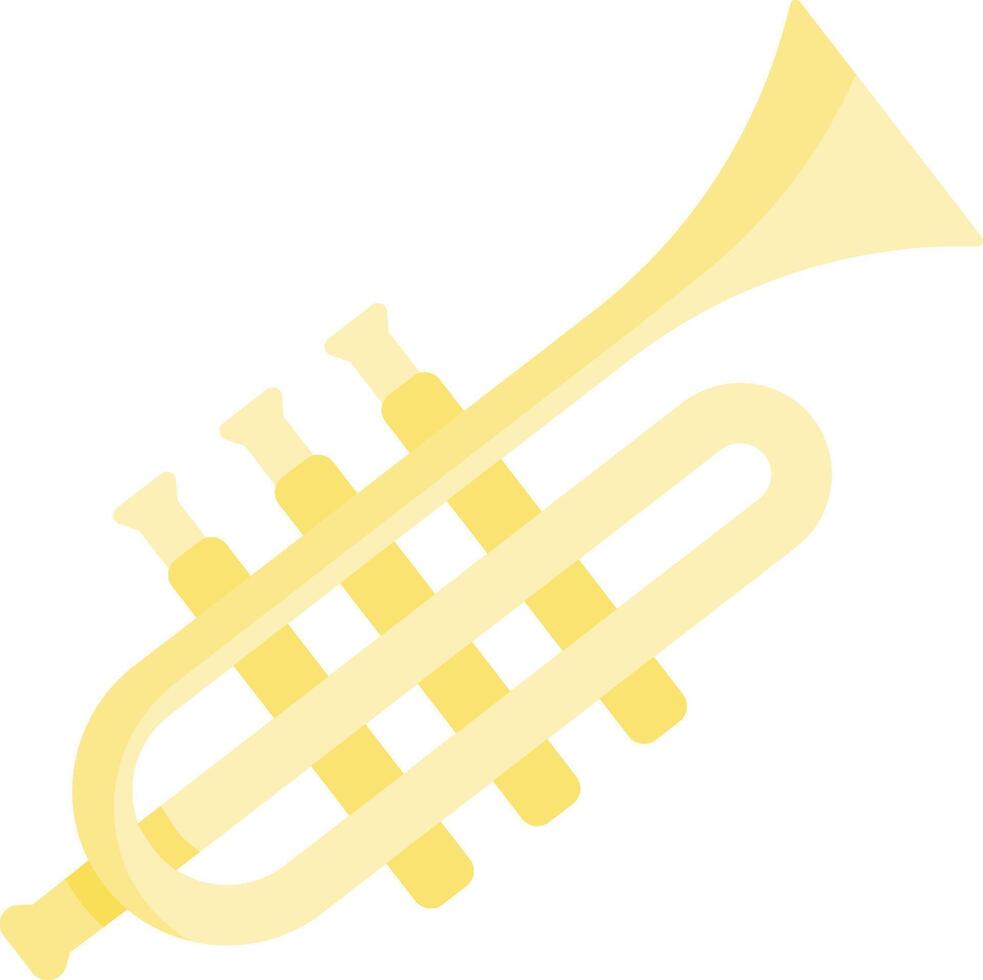 A trumpet on a white background vector