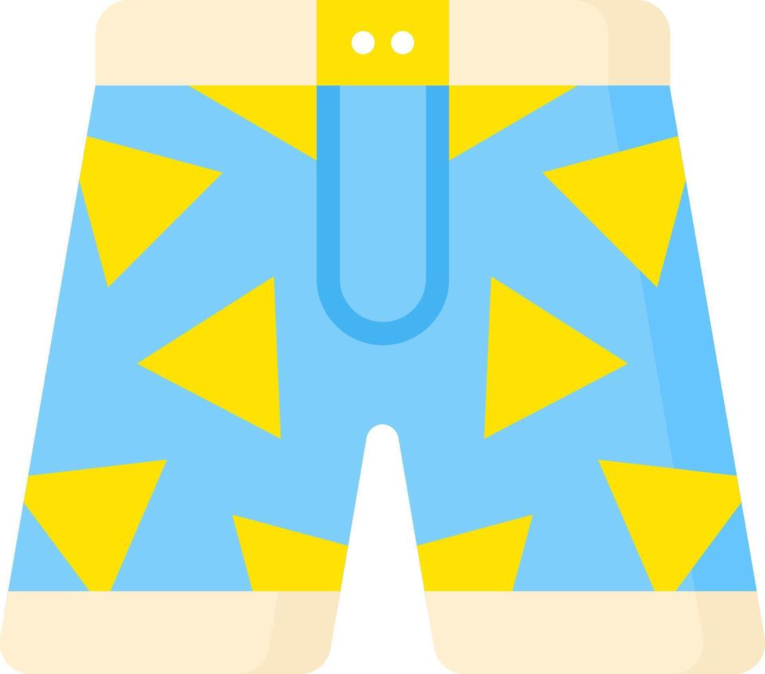 A pair of shorts with triangles on it vector