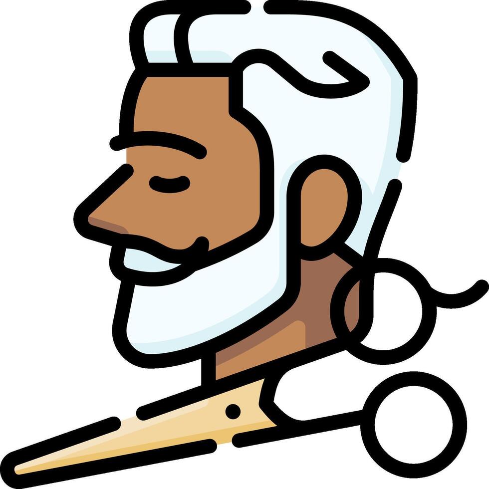 Barber shop icon illustration vector