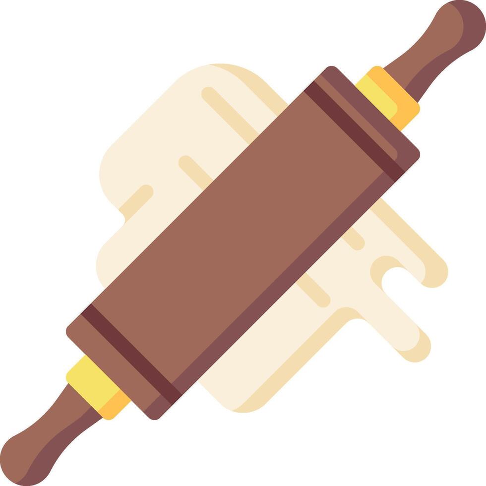 A rolling pin icon on a white background vector