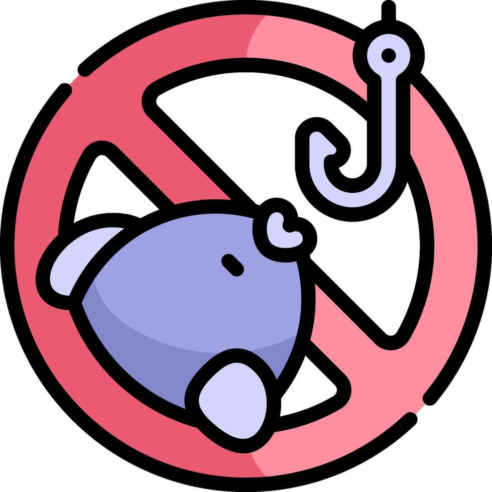 A cartoon mouse with a hook in its mouth vector