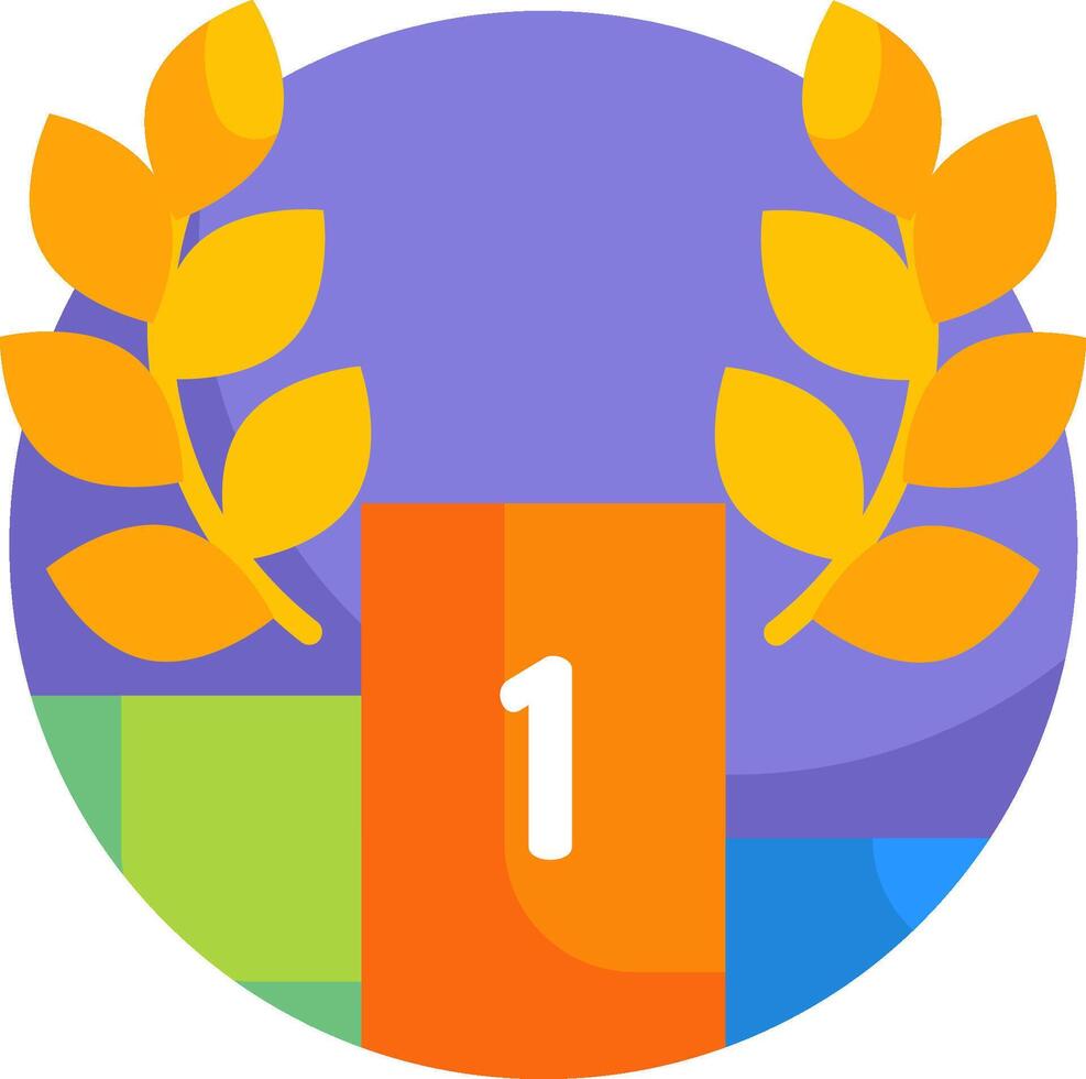 The google logo with a number one on it vector