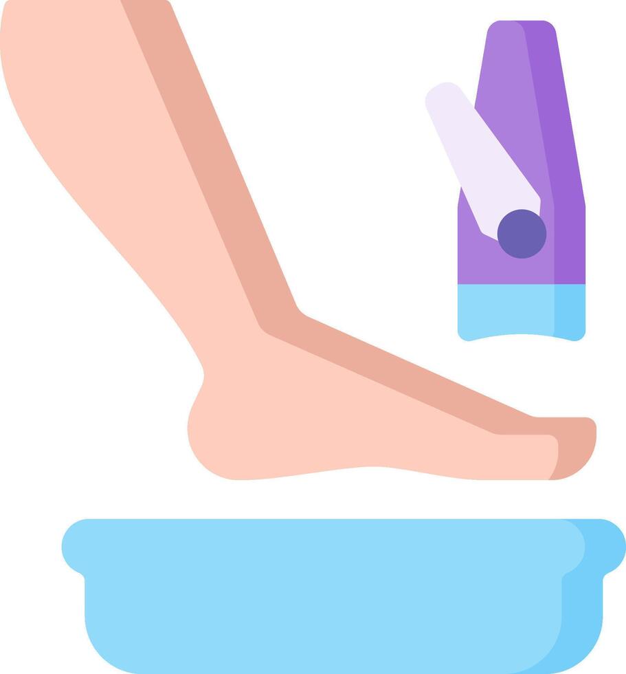 Foot spa clipart vector