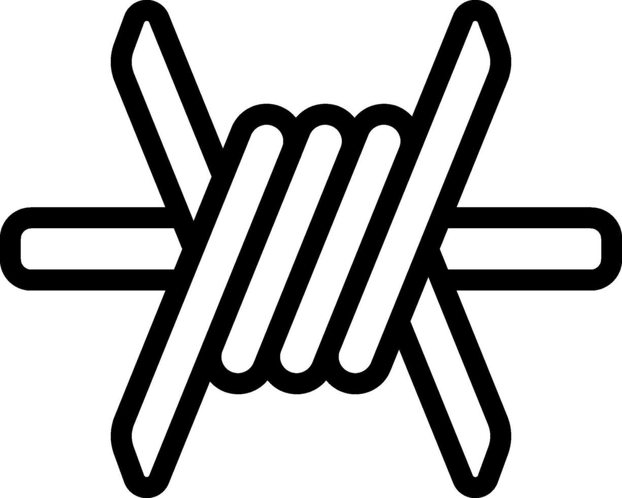 barbed wire illustration design.eps vector