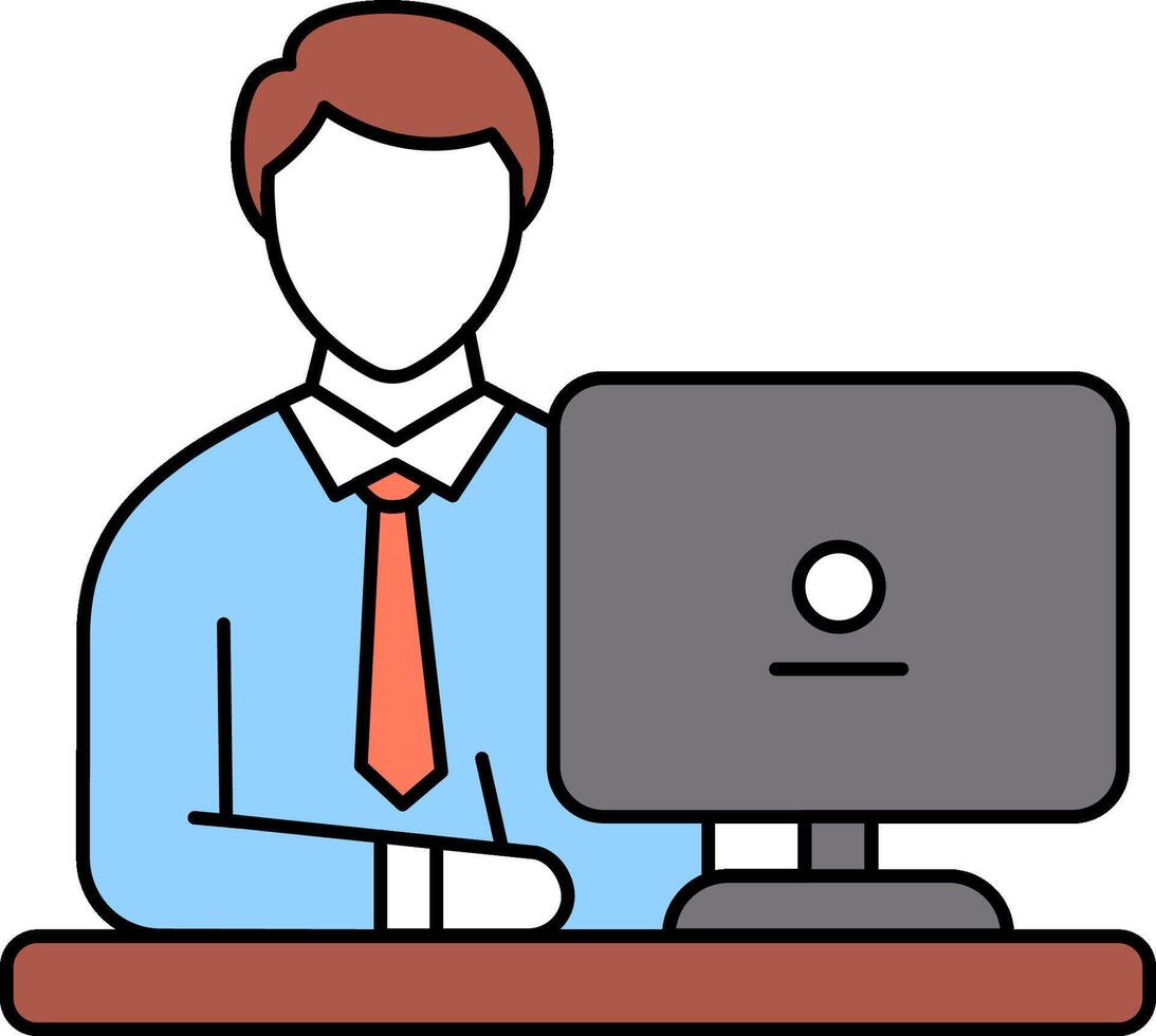 worker illustration design vector