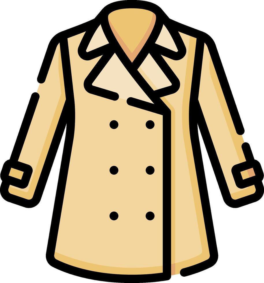 coat illustration design vector