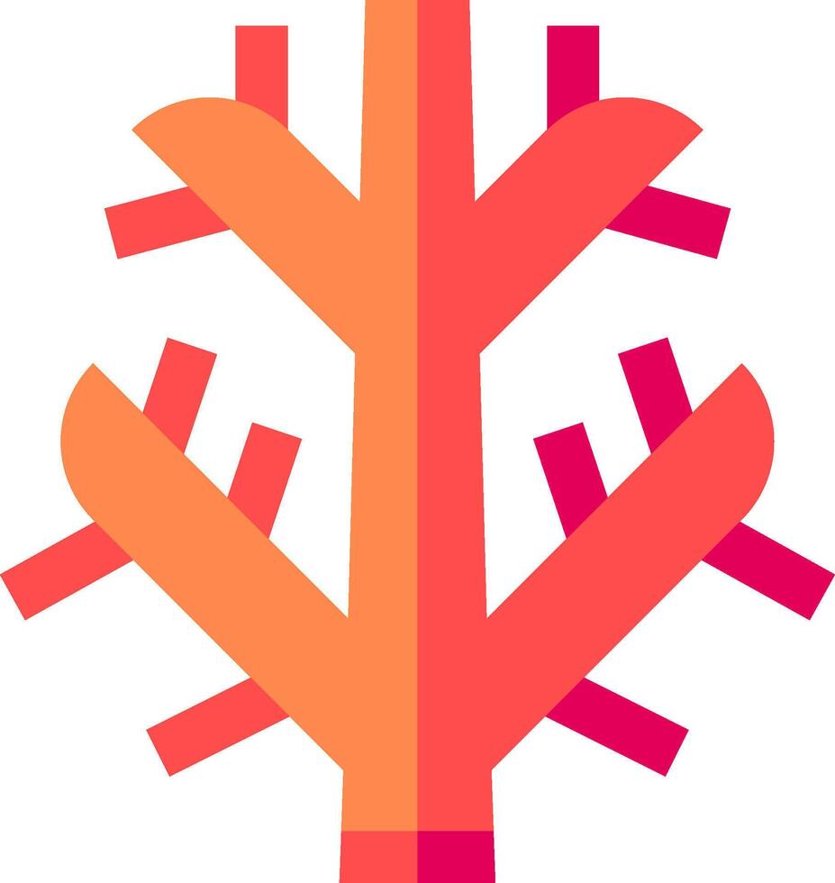 A tree with many branches and leaves vector