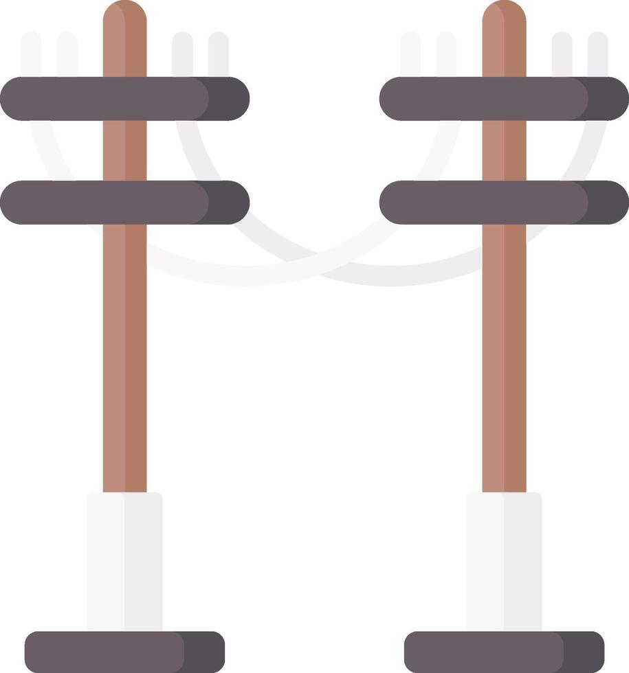 Electric pole illustration design vector