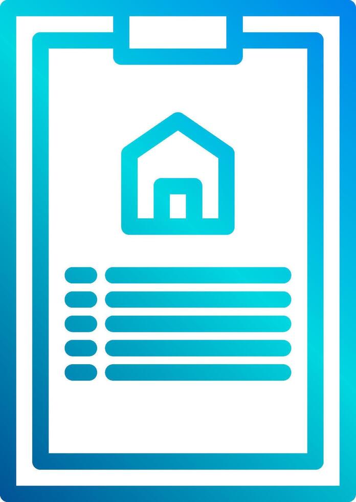Home inspection checklist icon vector