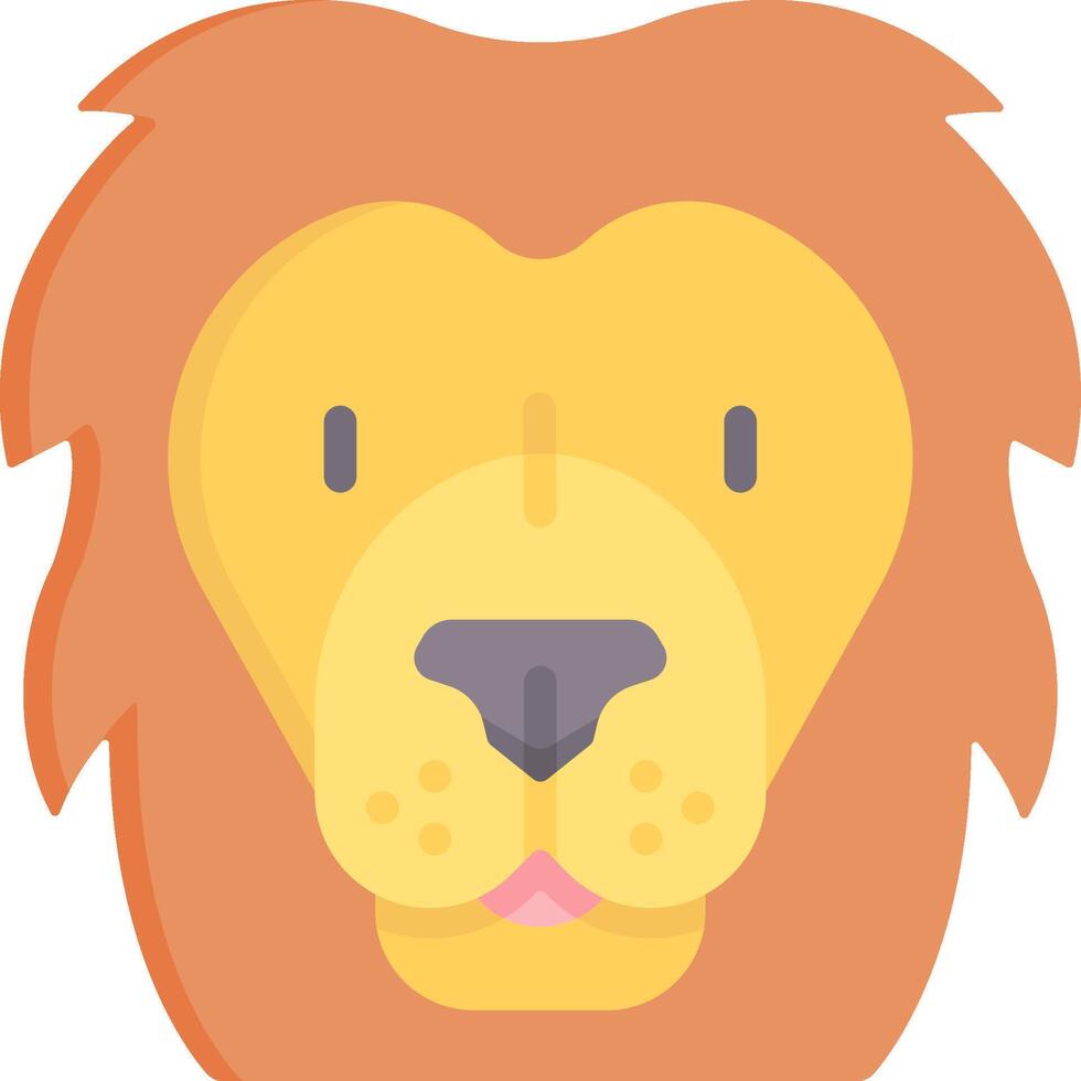 Lion head icon vector