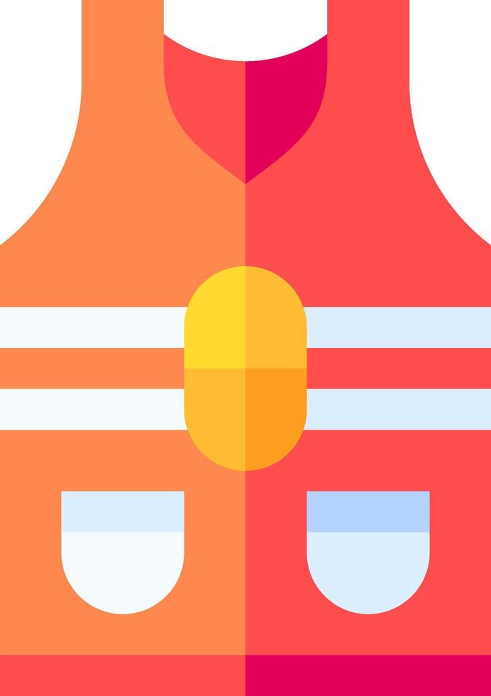Life vest icon vector