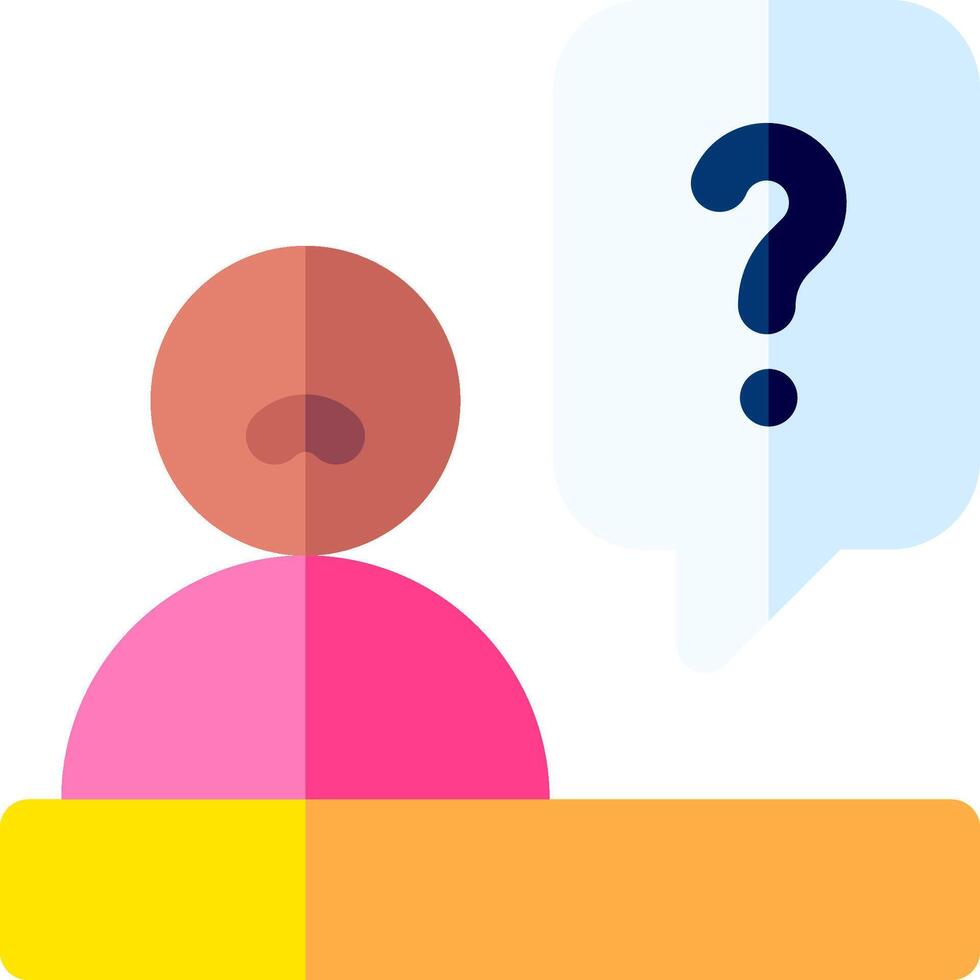 Question mark icon vector