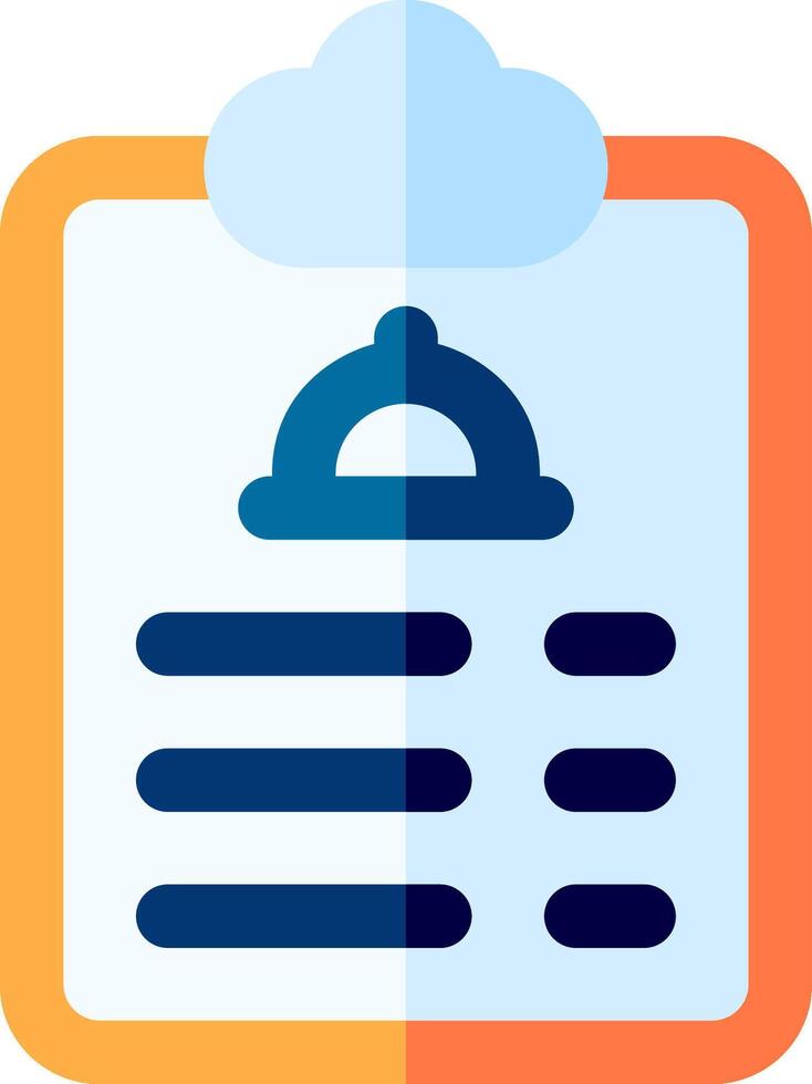 A cloud icon with a file on it vector