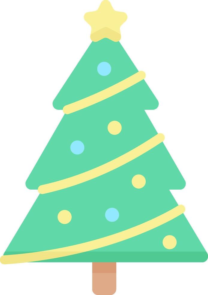 Christmas tree clipart vector