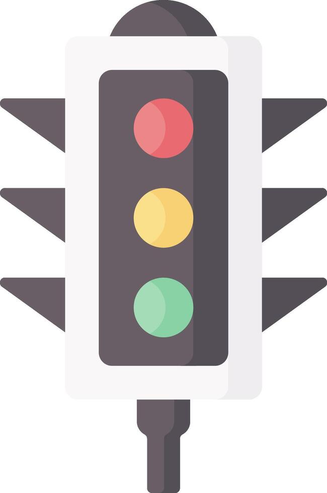 Traffic light icon illustration vector