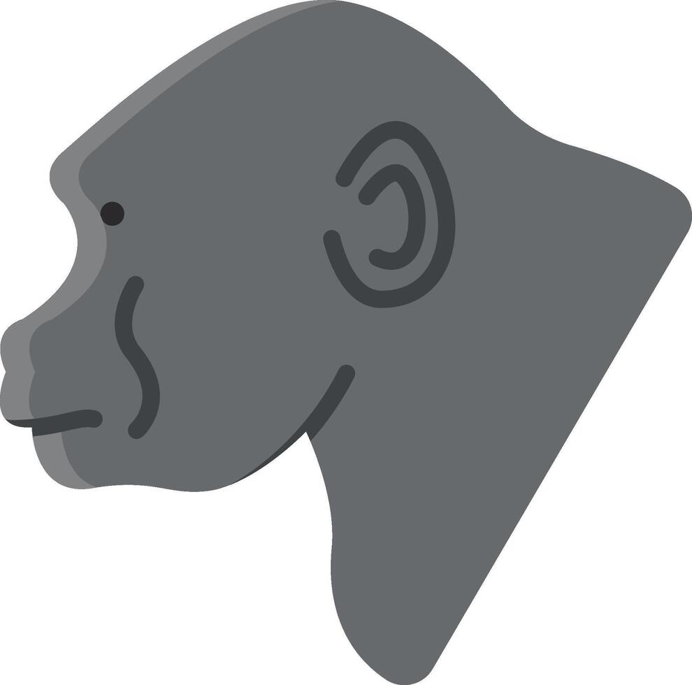Gorilla head icon illustration design vector