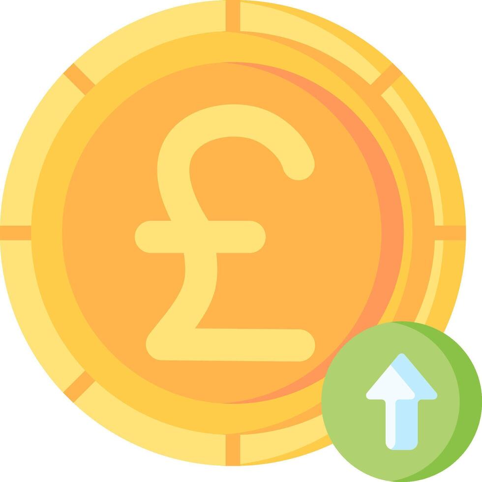 Upgrade your currency to pound vector